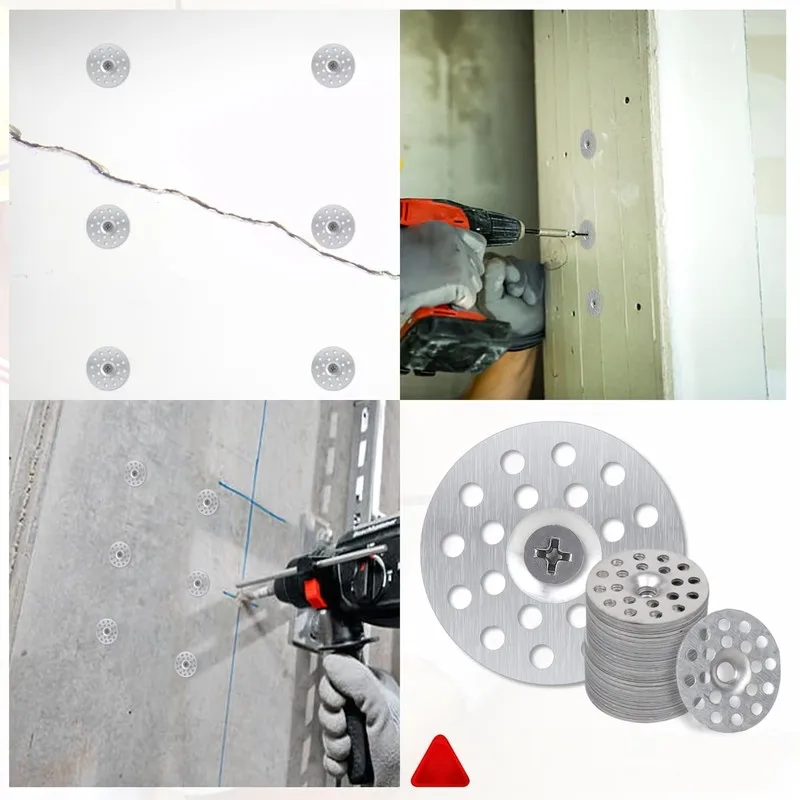 136 pcs Iron Repair Washers for Home Wall Renovation, Rust Resistant Coating, Flat Wide Surface, Multipurpose