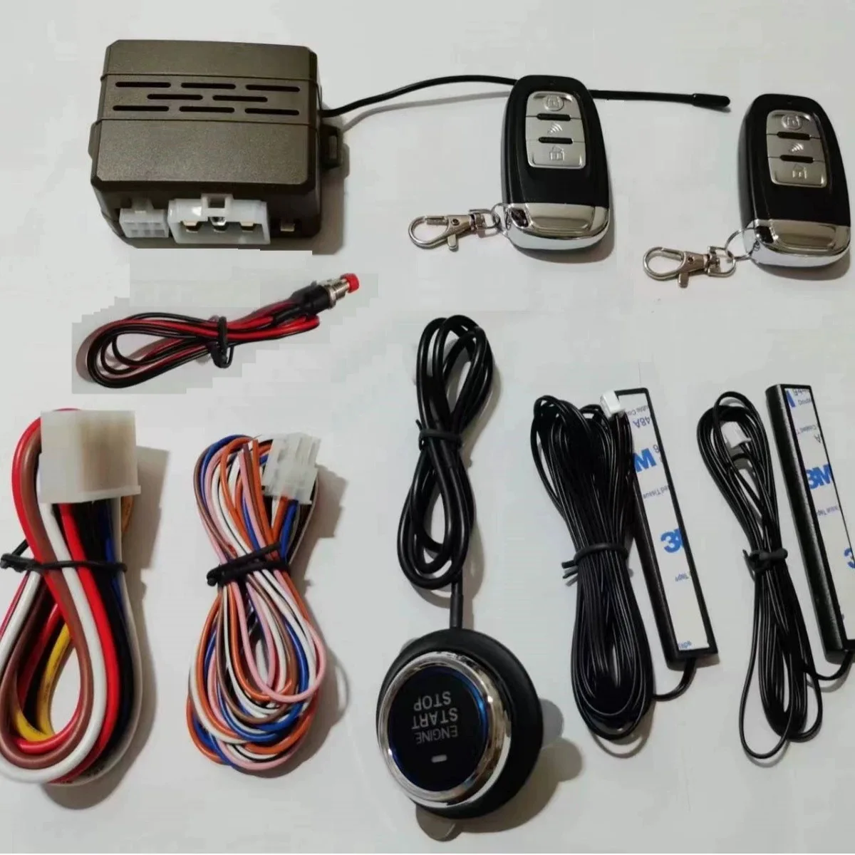 Keyless Entry, Push‑Button Start, Remote Start, Anti‑Theft, Mobile Phone Control & Car Security Alarm System