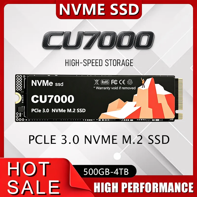 NEW Original CU7000 SSD M.2 NVMe Internal Solid State Drive High Speed PCIe 3.0 Gaming Drive Works for Laptop PC Hard Disk
