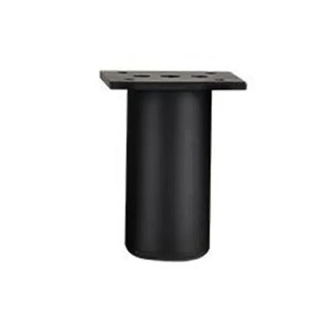 Cabinet Support Metal Legs Adjustable Legs Furniture Metal Safe Stools Cabinet Aluminum Alloy Black Chairs Feet For Sofa Beds