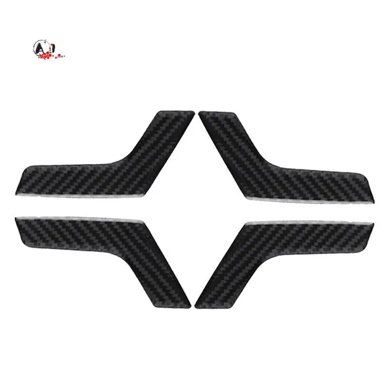 

A10E-4Pcs Carbon Fiber Interior Door Handle Trim For Mercedes-Benz C-Class W204 2007-13