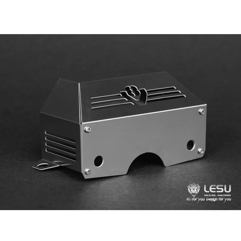 

LESU Metal Gearbox Engine Cover B Parts For 1/14 RC Tamiyaya Tractor Truck Car Outdoor Toys TH04750