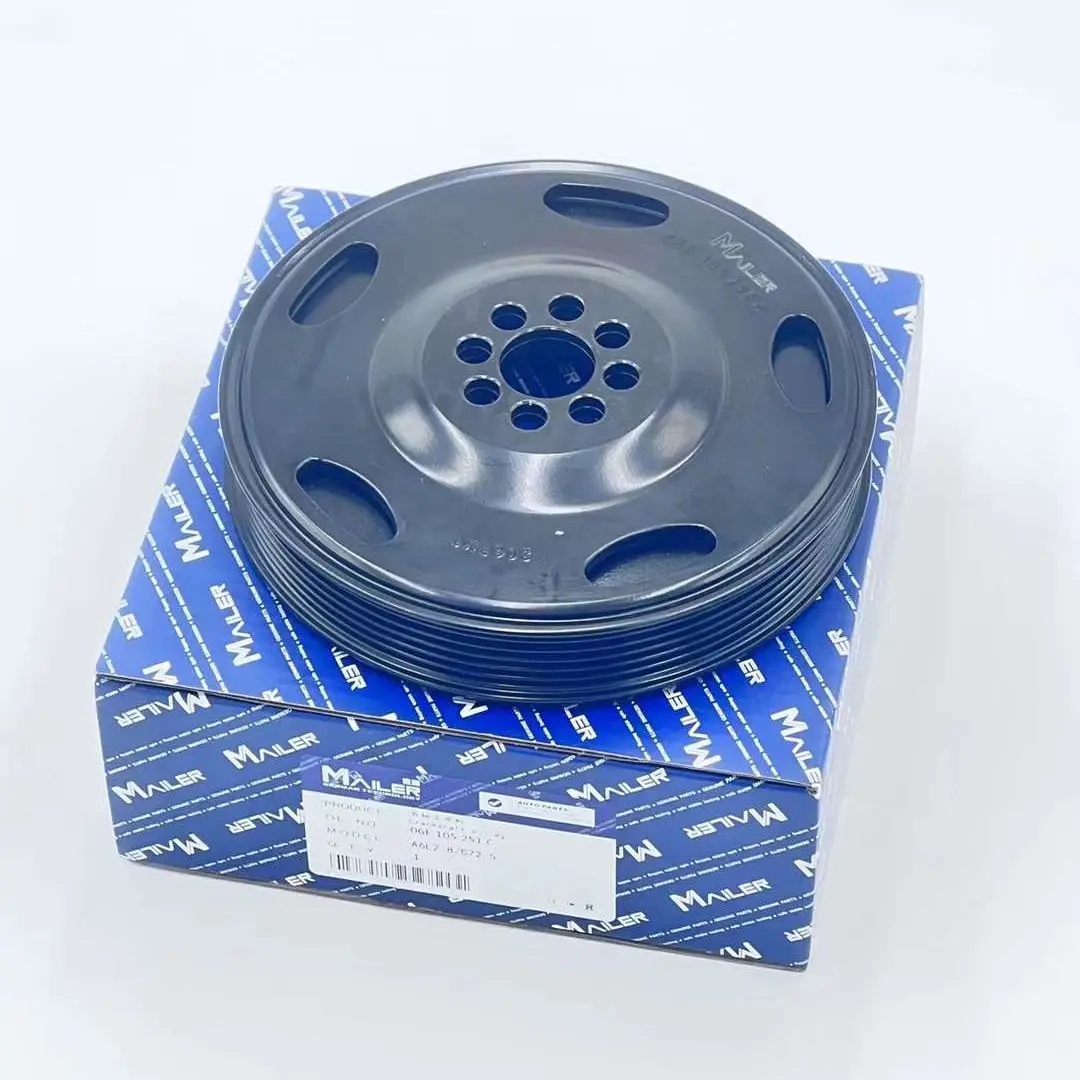 Harmonic Balancer เพลาข้อเหวี่ยงสําหรับ Audi A4 S4 A5 S5 A6 C6 C7 A7 A8 D4 Q5 Q7 SQ5 VW Touareg Porsche Cayenne 958 06E 105251 ซี