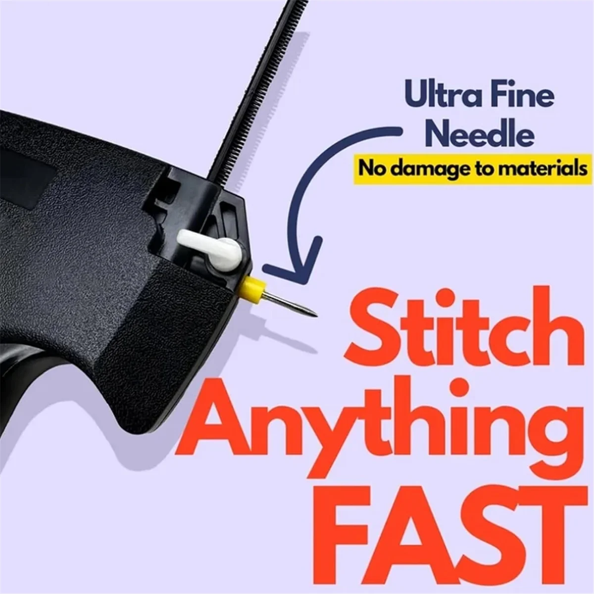 Tagging Gun - Fine Stitch Gun for Clothes - Mini Stitch Starter Tool Kit - Tagging Gun for Clothing for Quick Sewing CJAS