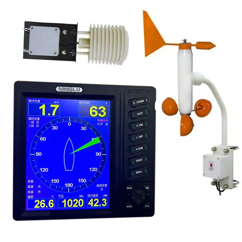 Marine Wind Speed Direction Anemometer Weather Station Electronics Maritime Navigation Communication