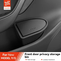 YZ  For Tesla 2025 Model 3 Y Highland Juniper Door Storage Box Tesla Door Trash Can Interior Storage Modification Accessories
