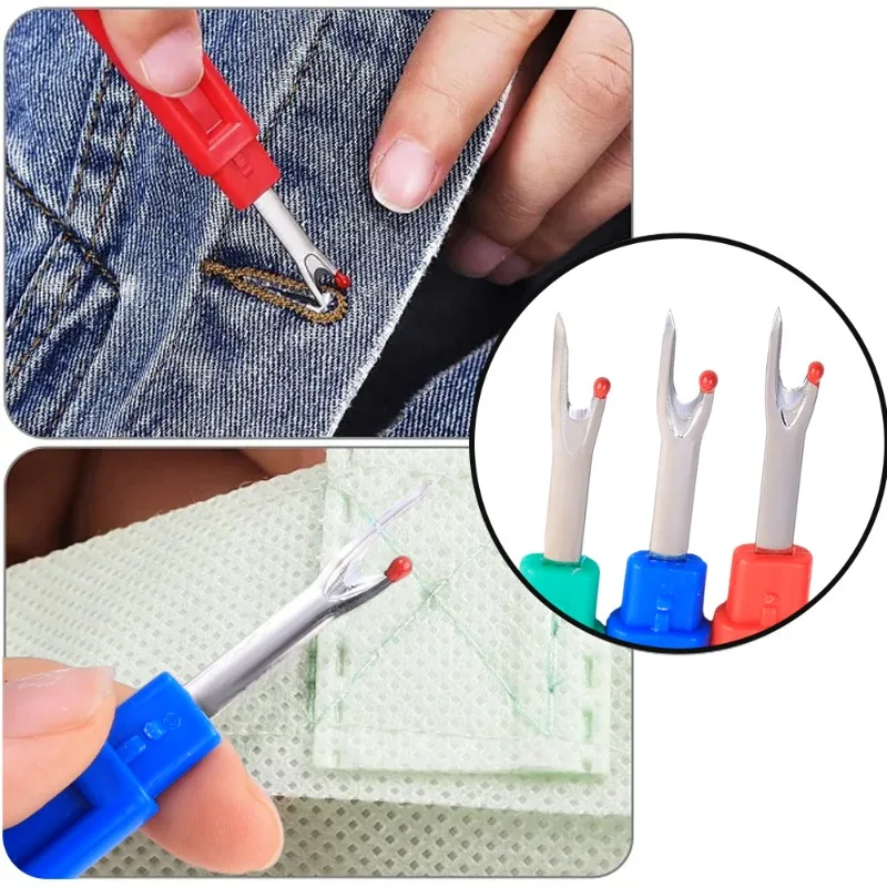 4/1pcs Seam Ripper Clothes Wire Stripper Sewing Embroidery Tools Plastic Handle Unpicker Home DIY Sewing Tools Accessories