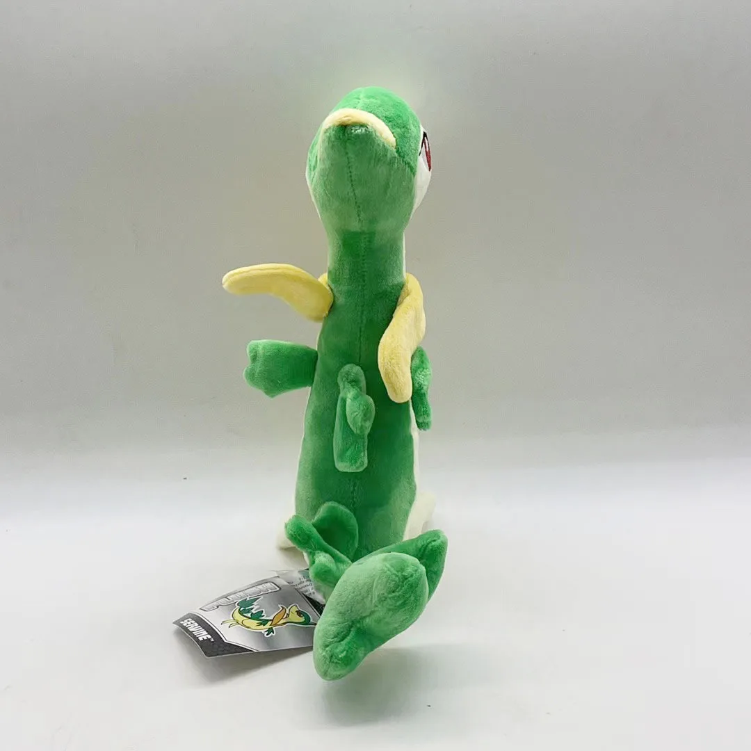 Pokemon Plush Snivy Evolution Servine Peluche Stuffed Cartoon Green Snake Doll Room Decoration Gifts