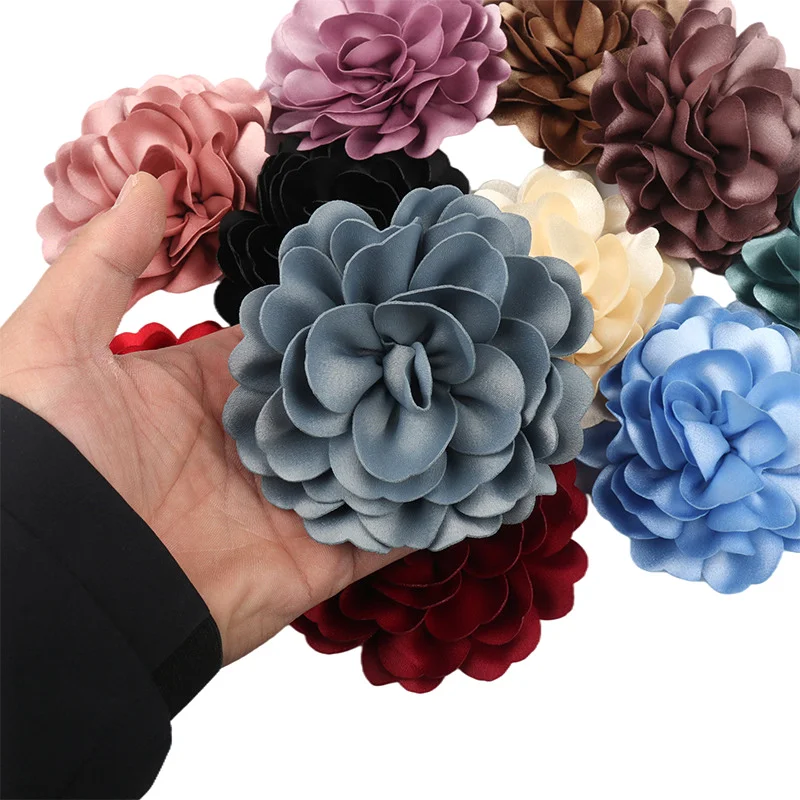 11cm Multi-layer Flower Suit Sweater Coat Brooch Clip Handmade Lapel Pin Badge Brooches For Women\'s Fashion Accessories