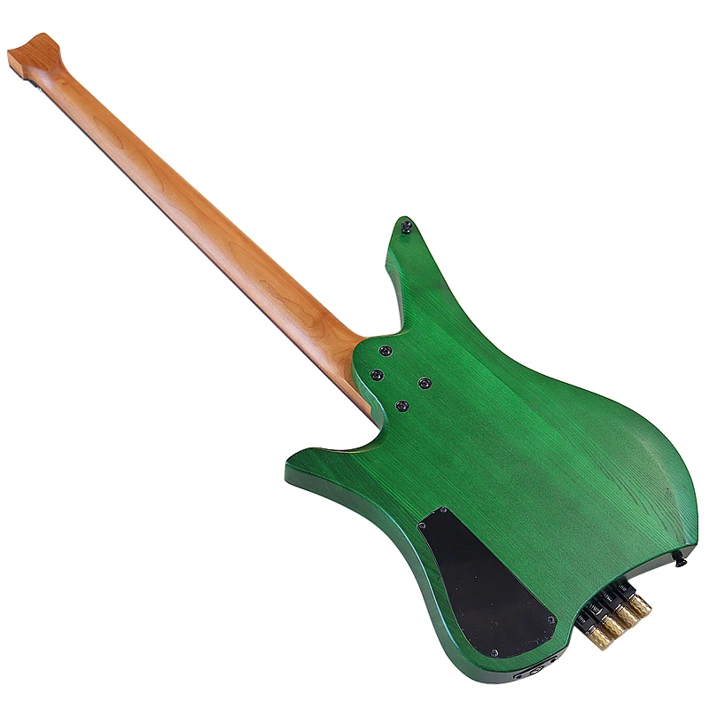 Headless Electric Bass Guitar 4 String 39 Inch Solid Basswood Body Ashwood Body Headless Bass Guitar Fast Deliver