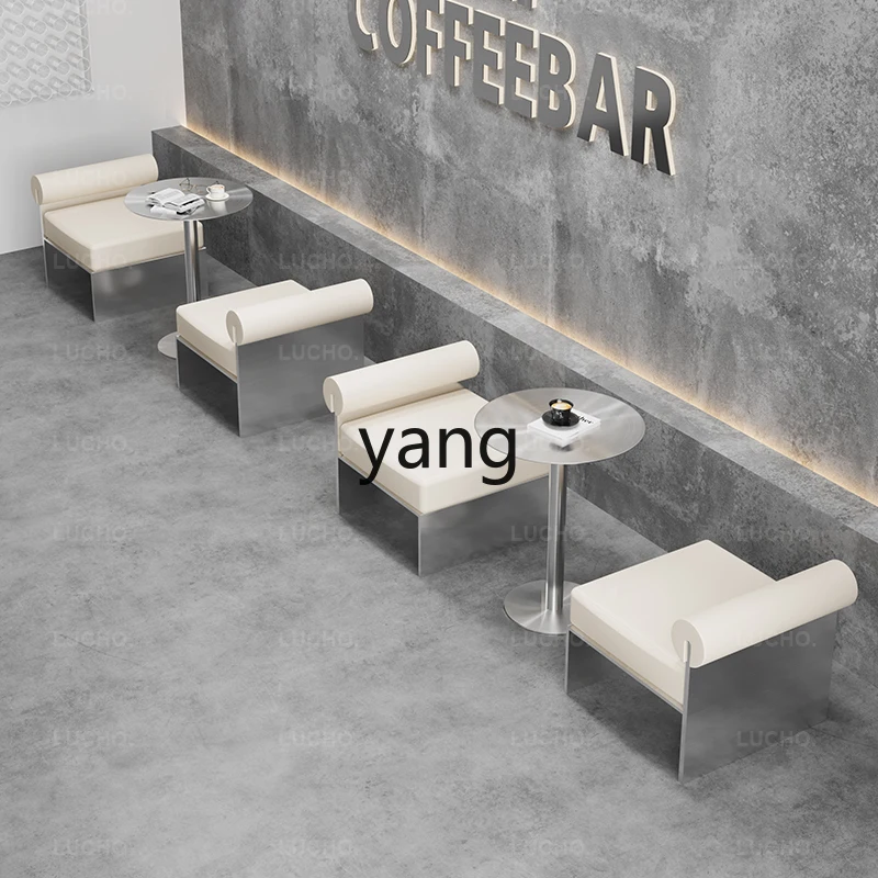 LMM Industrial Style Bar Quiet Bar Rest Area Milk Tea Shop Table and Chair Internet Celebrity