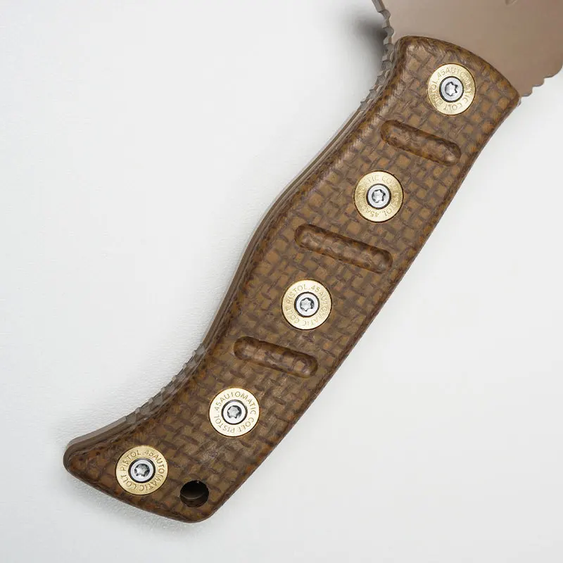 BM375 고정날 고품질 사냥 생존 도구, 두꺼운 일체형 킬 캠핑 전술 K 칼집