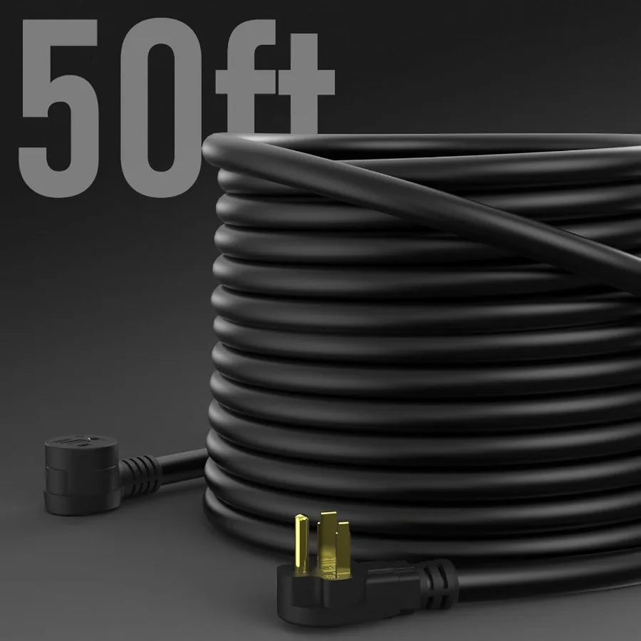 سلك تمديد لحام 50 قدم 250 فولت 6 AWG لتطبيقات اللحام الثقيلة مع موصلات NEMA 650P إلى 650R عزل متين #6