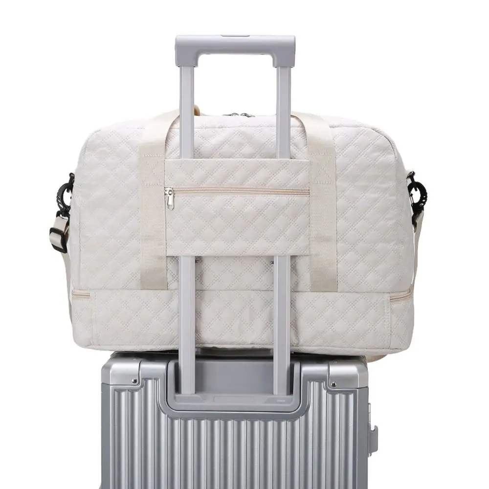 

Oxford Carry On Travel Bag Large Capacity Foldable Sports Fitness Bags Waterproof Wet Dry Separation Travel Tote Bag Outdoor