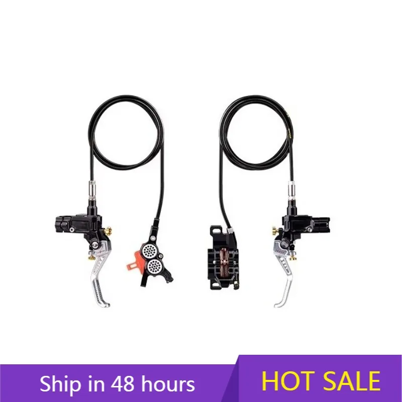 

POWER LEAP FEREI 180mm Front Ergonomic Adjustable 4-Piston Hydraulic Brake High Power MTB Disc Brake for Mountain Bikes Bicycle