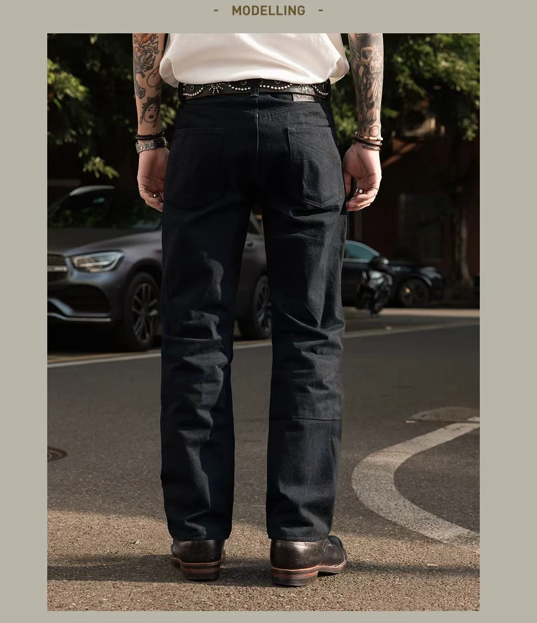 666-0005 Red Tornado 16oz Zipper Fly Slim Fitting Raw Denim Jeans Super Quality Indigo Selvage Unwashed Pants Unsanforized
