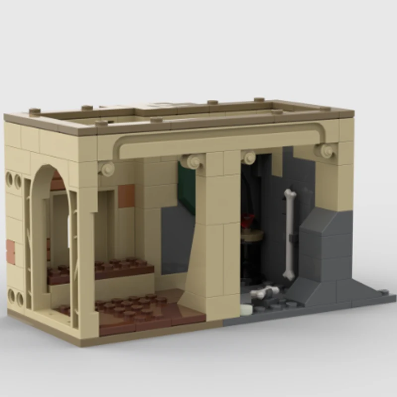 ตัวต่อโมเดลภาพยนตร์มหัศจรรย์ ฉากภาพยนตร์ ดันเจี้ยน ชุดประกอบเทคโนโลยีแบบโมดูล ของขวัญวันหยุดสำหรับเด็ก ชุดของเล่นประกอบ