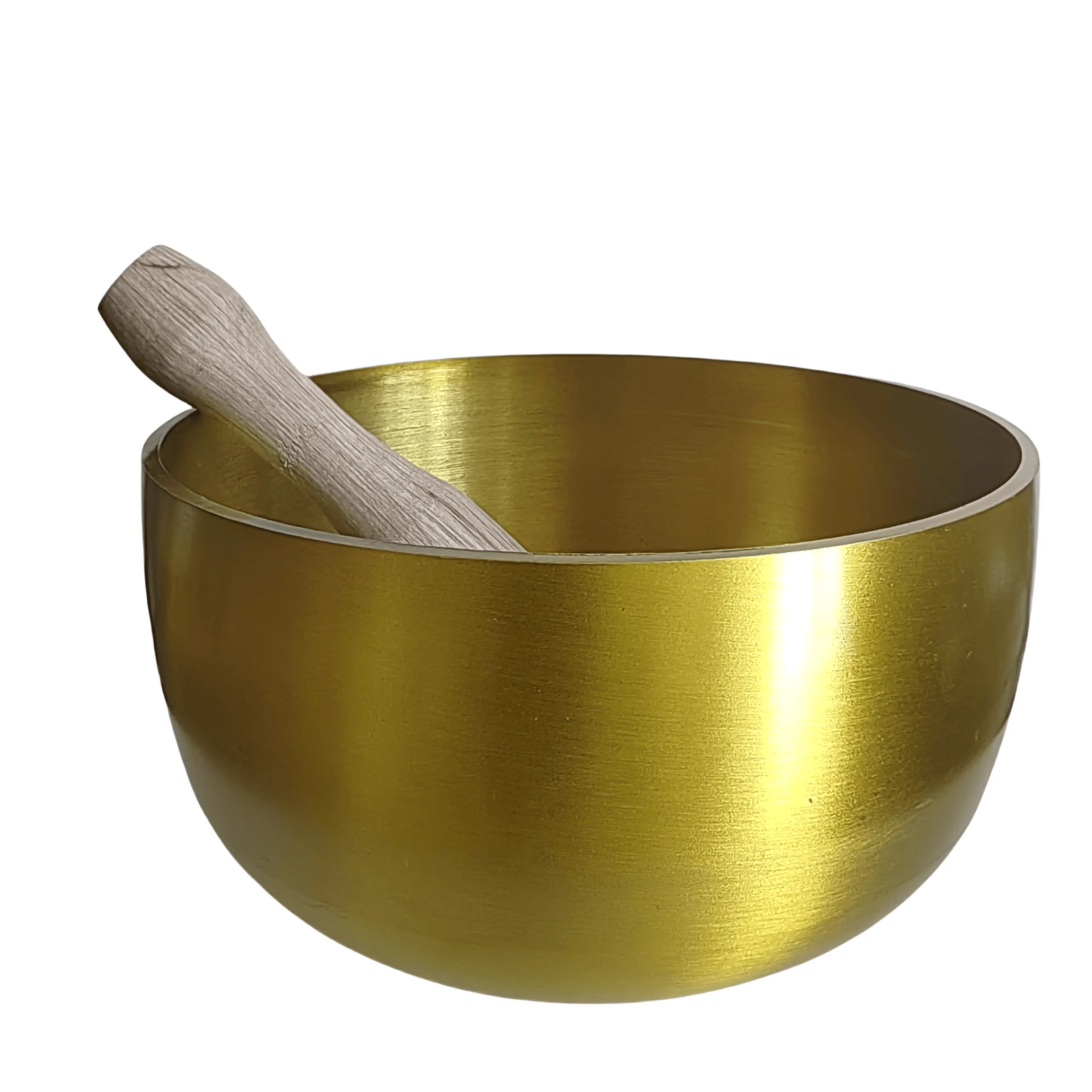 Yellow Brass Meditation Singing Bowls for Religious Spiritual Cultivation Buddhist Temple Supplies for Peace Mind Used Temples