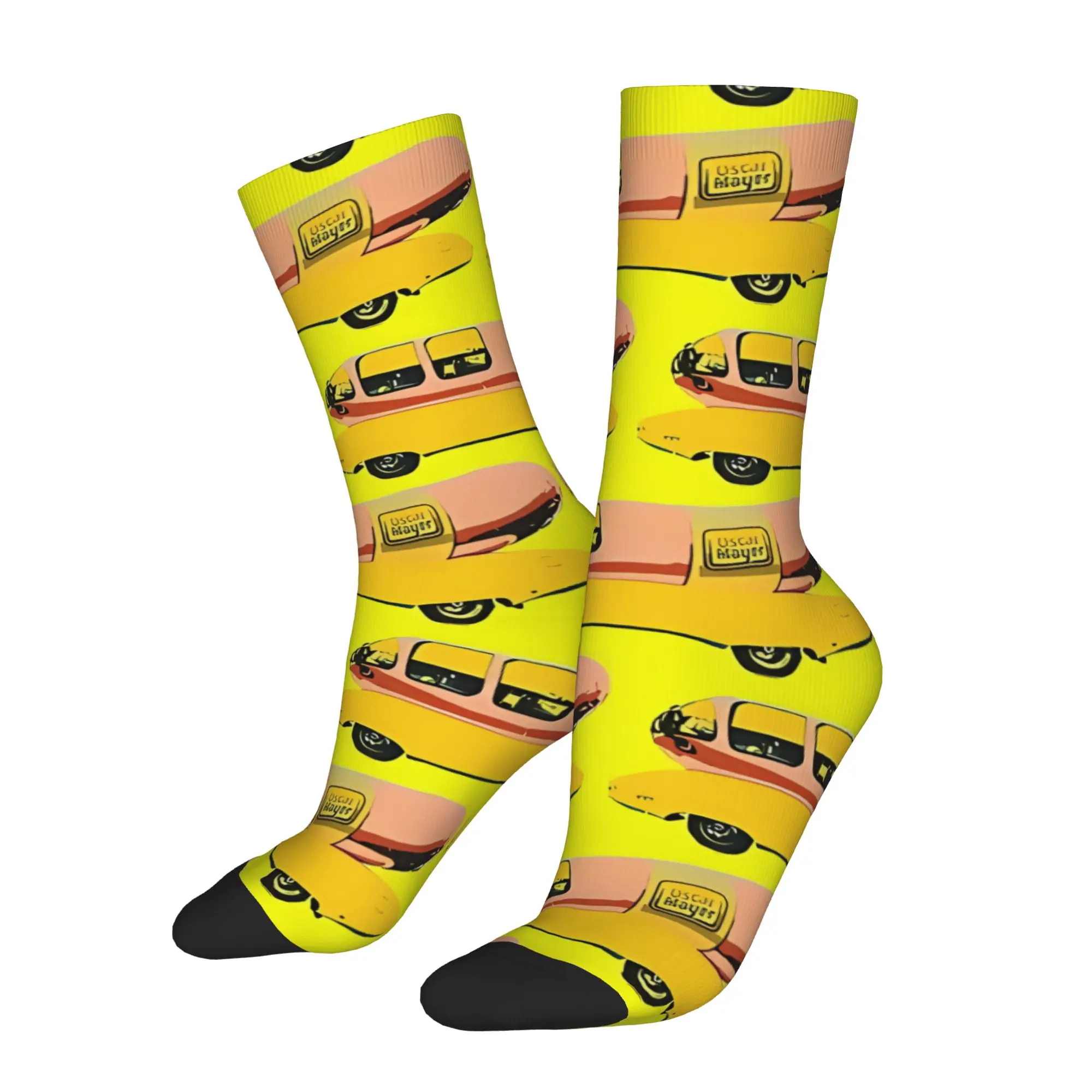 

Funny Sock Oscar Mayer NEW Oscar Mayer Hot Dog Truck Vintage Seamless Pattern Printed Men Socks Casual Men's Socks