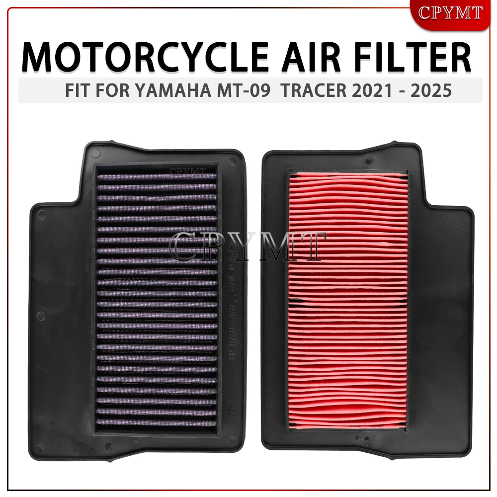 

Motorcycle Engine Air Intake Filter Cleaner High Flow Air Filter fit For Yamaha MT-09 MT09 sp MT 09 Tracer 2021 - 2025