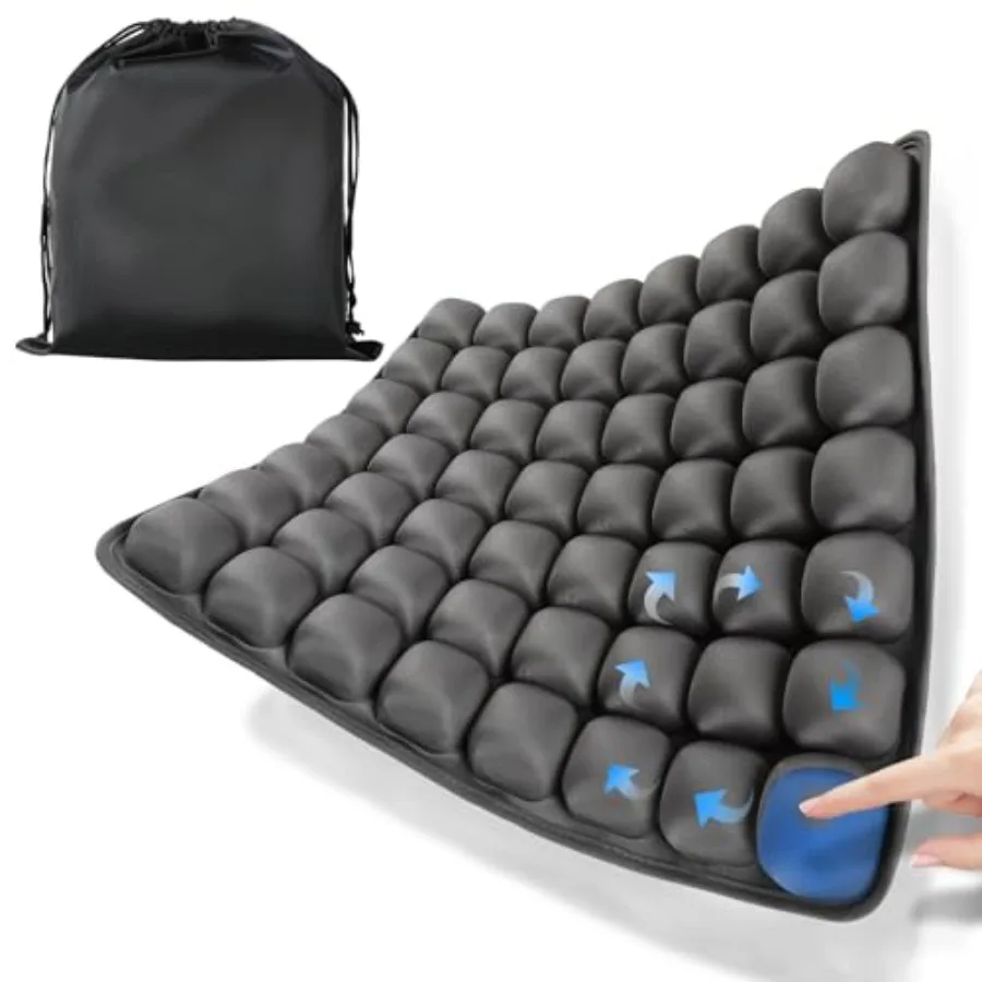 

Travel Cushion Airplane Seat Cushion for Long Flights 56 Bubbles Portable Car Seat Cushions for Office Chair Wheelchair Camping