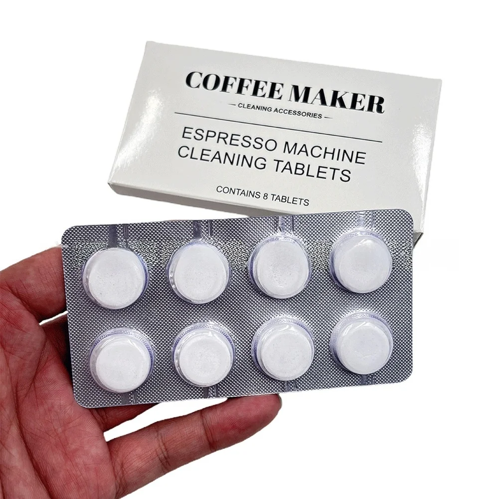 Premium Cafe For ES601 ES701 Compatible Cleaning Tablets to Support for espresso Machine and Functional Longevity 8 Pack