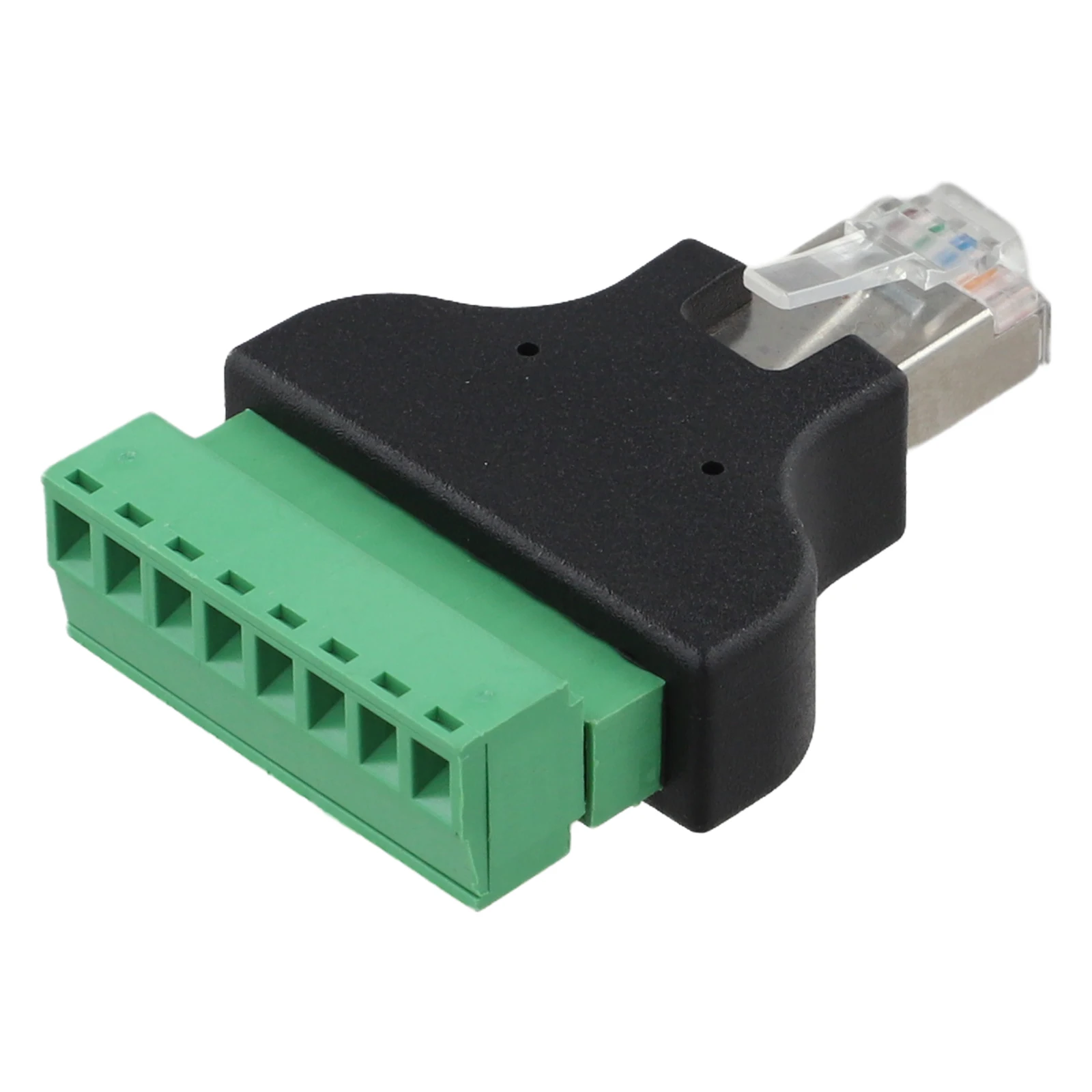 

8-pin Adapter Terminal Block Connector Networking Setup Easy Installation Screwdriver Included Stable Signal Transmission