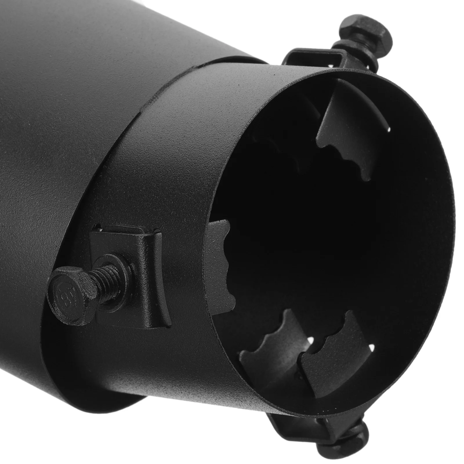 

Sturdy Stainless Steel Car Exhaust Muffler Tips Curved Design Matte Finish Universal Fit For Motorcycle Truck Quiet Driving