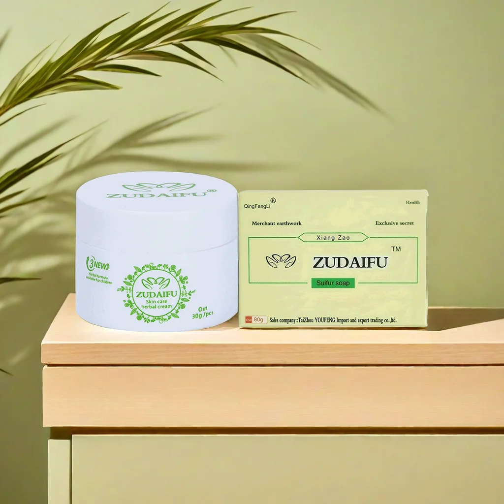 ZUDAIFU Herbal Cream Body Beauty 30g And Soap  Skin Care Body Soap 80g Cream Beauty Set