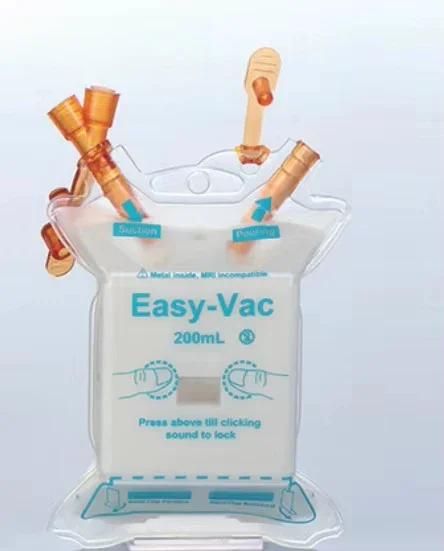 Highest Quality Closed Wound Suction Drainage System Easy-Vac Suction Reservoir