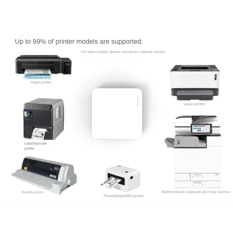 

NP332 3-Port USB Network Print Server Multi-Interface Network Print Server Durable (Network + Bluetooth + Wifi Version)-Y18A