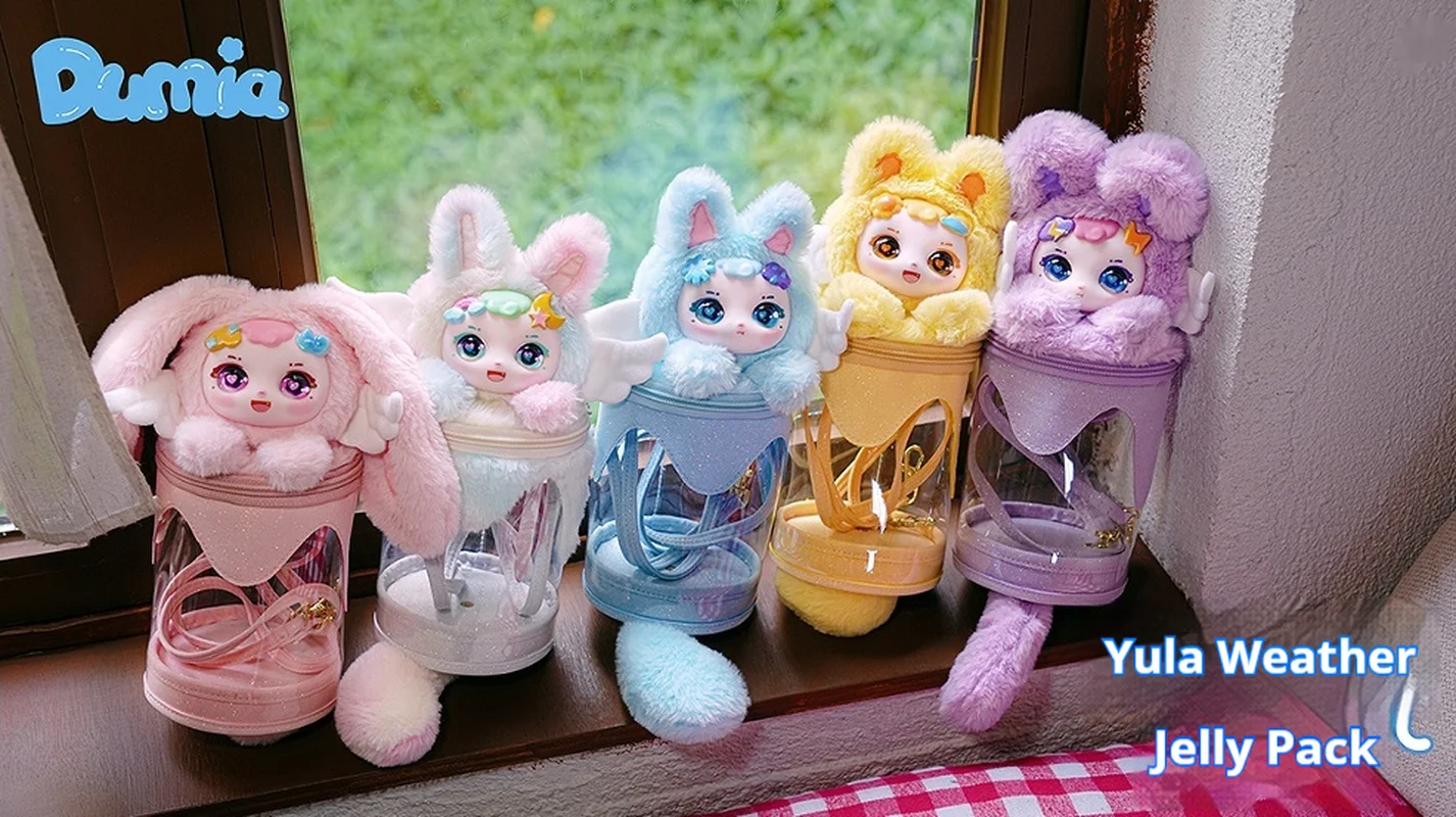 

Dumia Ula Weather Series Желейная сумка Портативная виниловая милая сумка для боли Сумка-мессенджер Аниме-сюрприз слепая коробка