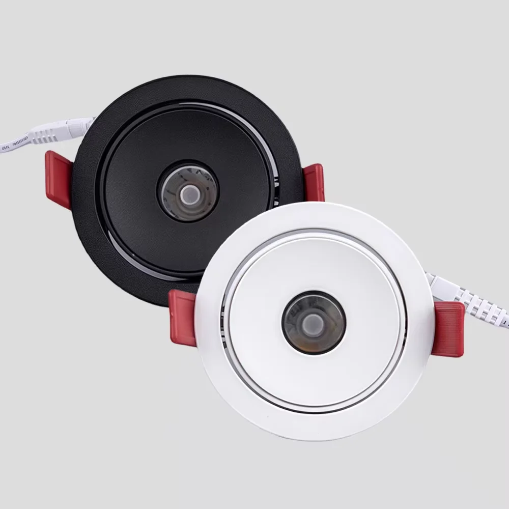 

Ultra-Thin Dimmable COB LED Ceiling Lights Recessed Downlight Spotlights AC85~265V Narrow Beam Angle 3° 8° 15° Indoor Lighting