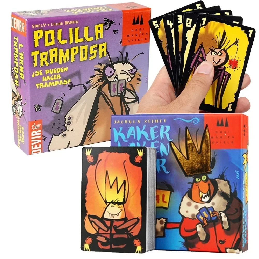 Mogel Motte Polilla Tramposa juego de cartas Deir-Juego de Polilla Cheate Devir - Juego Polilla Tramposa، Juego de mesa، 2015