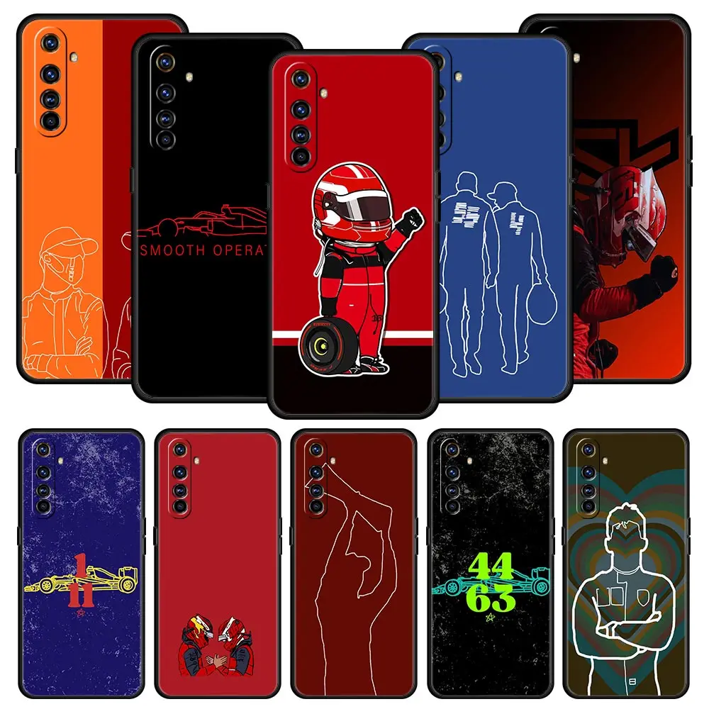 

F1 Number 33 Phone Case For Realme 12 11 10 9 8 5G 7 6 GT5 GT3 GT2 Pro Plus C21 C11 C25 C35 GT Neo 2 3 3T 5 Soft Cover