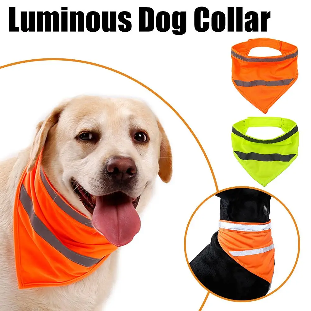 משולש פלואורסצנטי לחיות מחמד צעיף רך נשיפה קל משקל נושם כלבים מתאים מקבל לילה ביותר למנוע boob lo k3o0