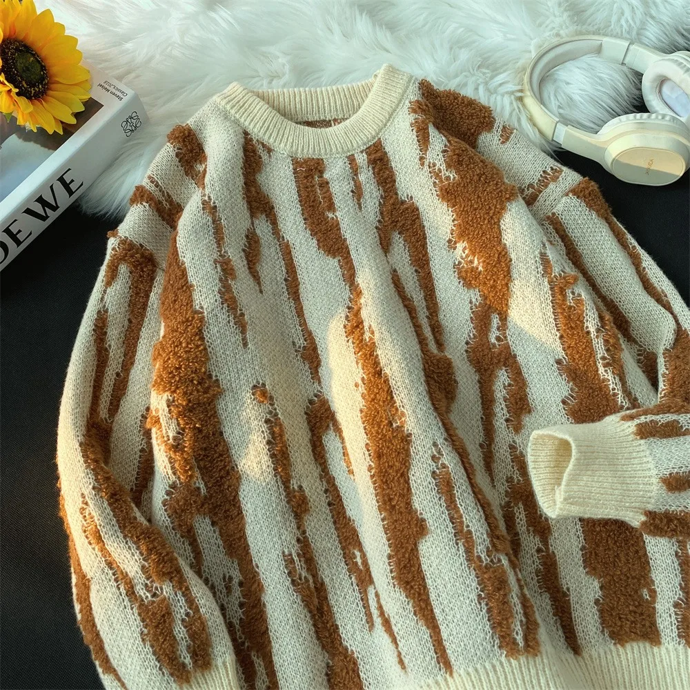 

Модный осенне-зимний свитер Ins Outsider в гонконгском стиле