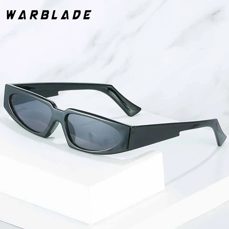 

Fashion Cat Eye Triangle Narrow Frame Design Women's Sunglass Popular Brand Men Sunglass Summer Travel Candy Color Eyewear UV400
