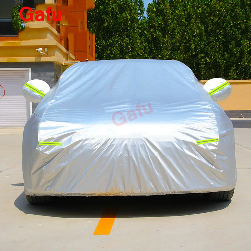 For Benz CLA 2020-2022 Car Double Deck Protective Cover Thickened Sun-proof Water-proof  Zipper Keep Warm Exterior Accessories