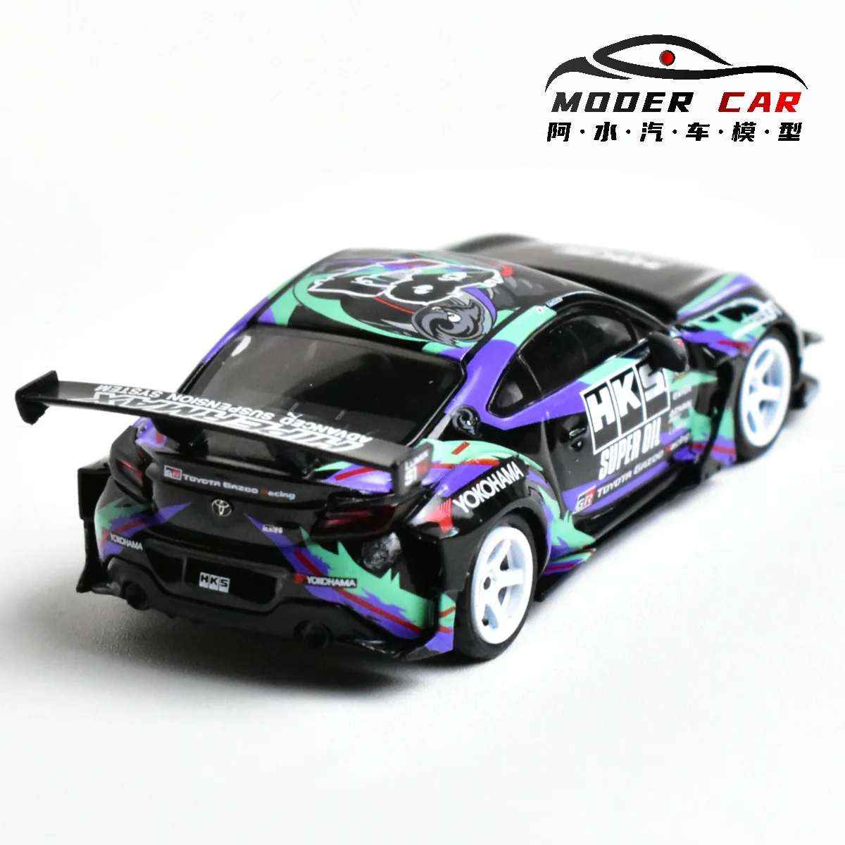 

MINIGT 1:64 1005 GR86 HKS Diecast Model Car