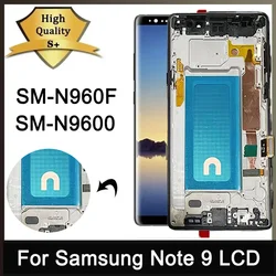 100% Test Note9 Display Screen for Samsung Note 9 N960F N960F/DS Lcd Display Digital Touch Screen with Frame Replacement Part