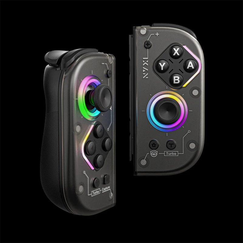 NYXI Hyperion 2 Pengontrol Game Nirkabel Dual Hall Joycon Gamepad untuk NintendoSwitch/Switch OLED/Switch Lite Controller