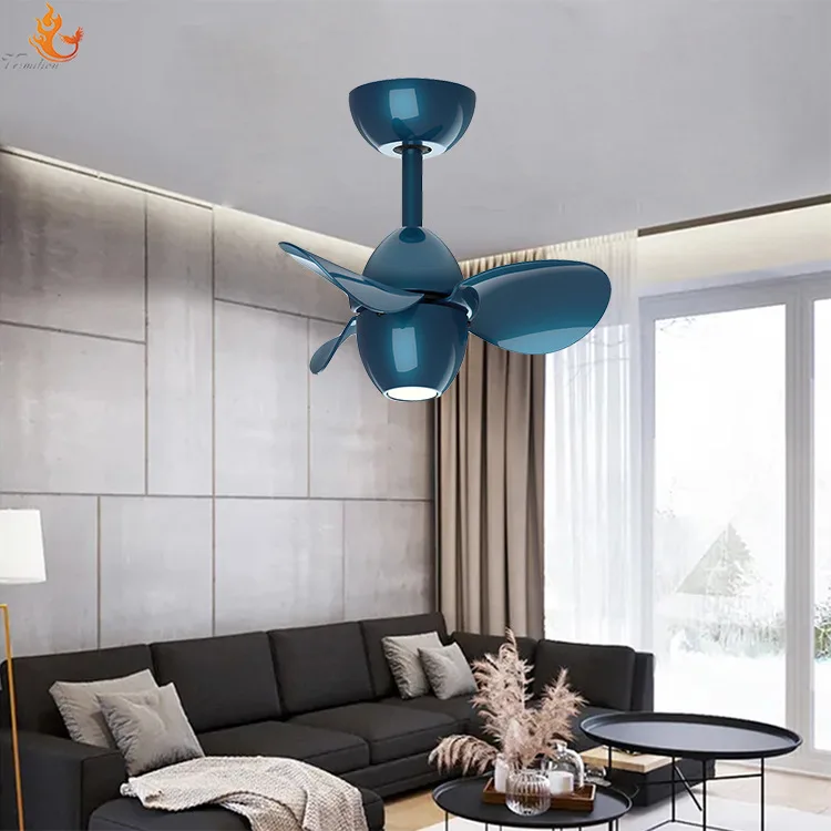 New creative LED fan ceiling model 16 Inch mini living room dining room household all-in-one electric fan light