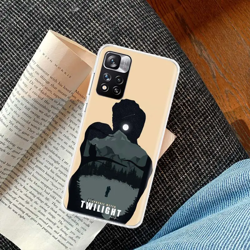 Team Edward Jacob Twilight Phone Case For Xiaomi X3 X4 F4 GT NFC X5 X6 Pro 5G M3 M4 M5 M5S Mi F6 F5 F3 F2 F1 Cover Sof