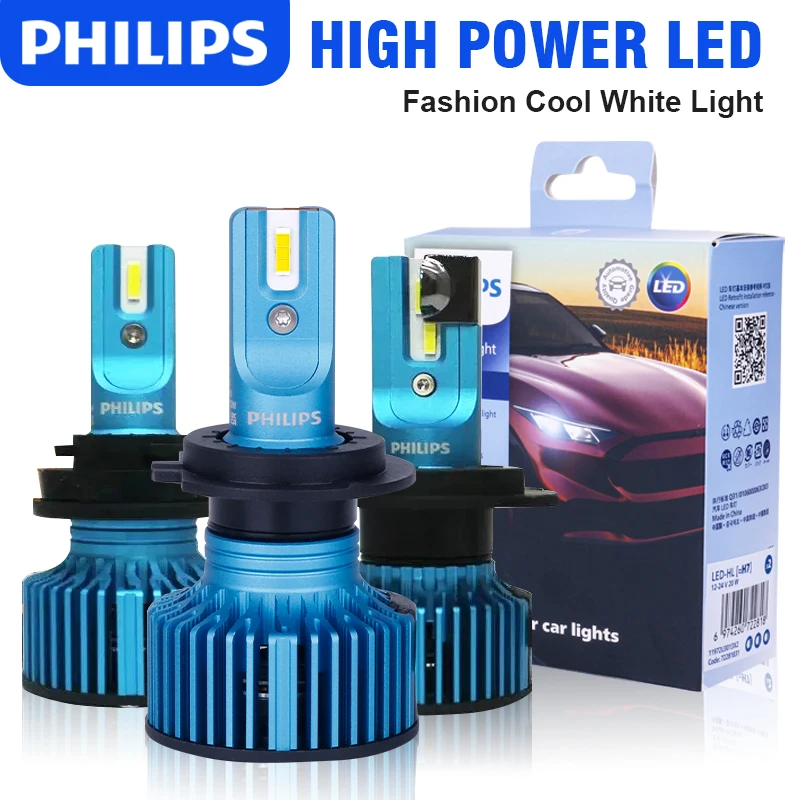 

Philips LED H1 H4 H7 H11 HB3 HB4 HIR2 Ultinon Pro3013 Car LED Headlight 9005 9006 9012 Auto 6000K Bright White Original Bulbs 2x