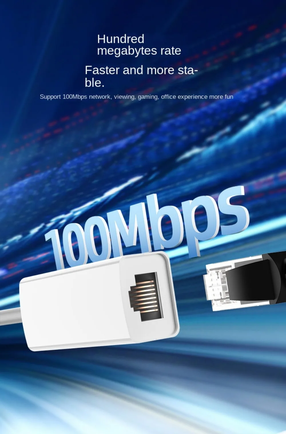 USB إلى RJ45 محول إيثرنت لان ، بطاقة الشبكة لسطح المكتب والكمبيوتر المحمول