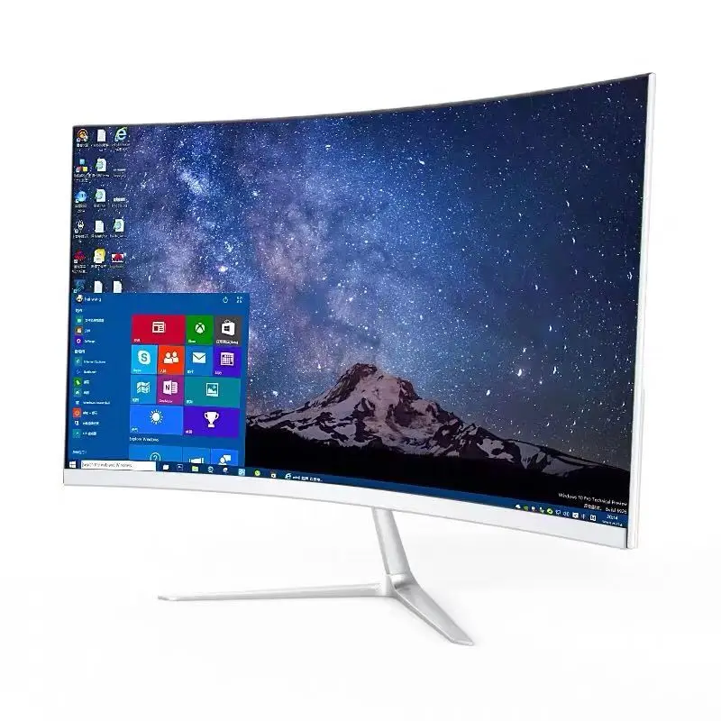 High definition monitor 24 inch 2k curved 144hz gaming 27IPS desktop computer monitoring 22