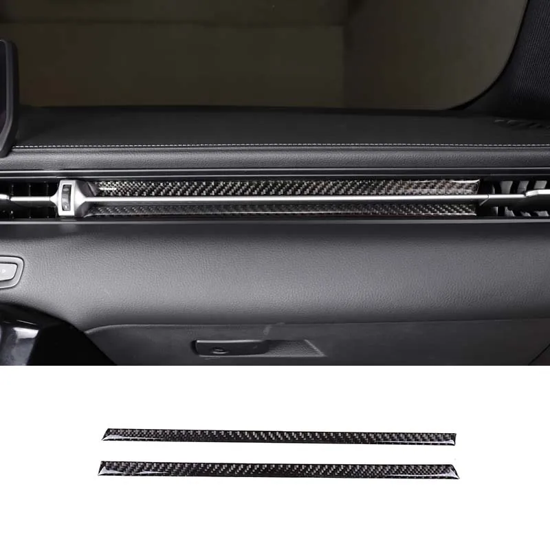 soft Carbon Fiber For Toyota GR Supra A90 2019-2025 Car Dashboard Co-pilot Central Control Decorative Stickers Car Accessories