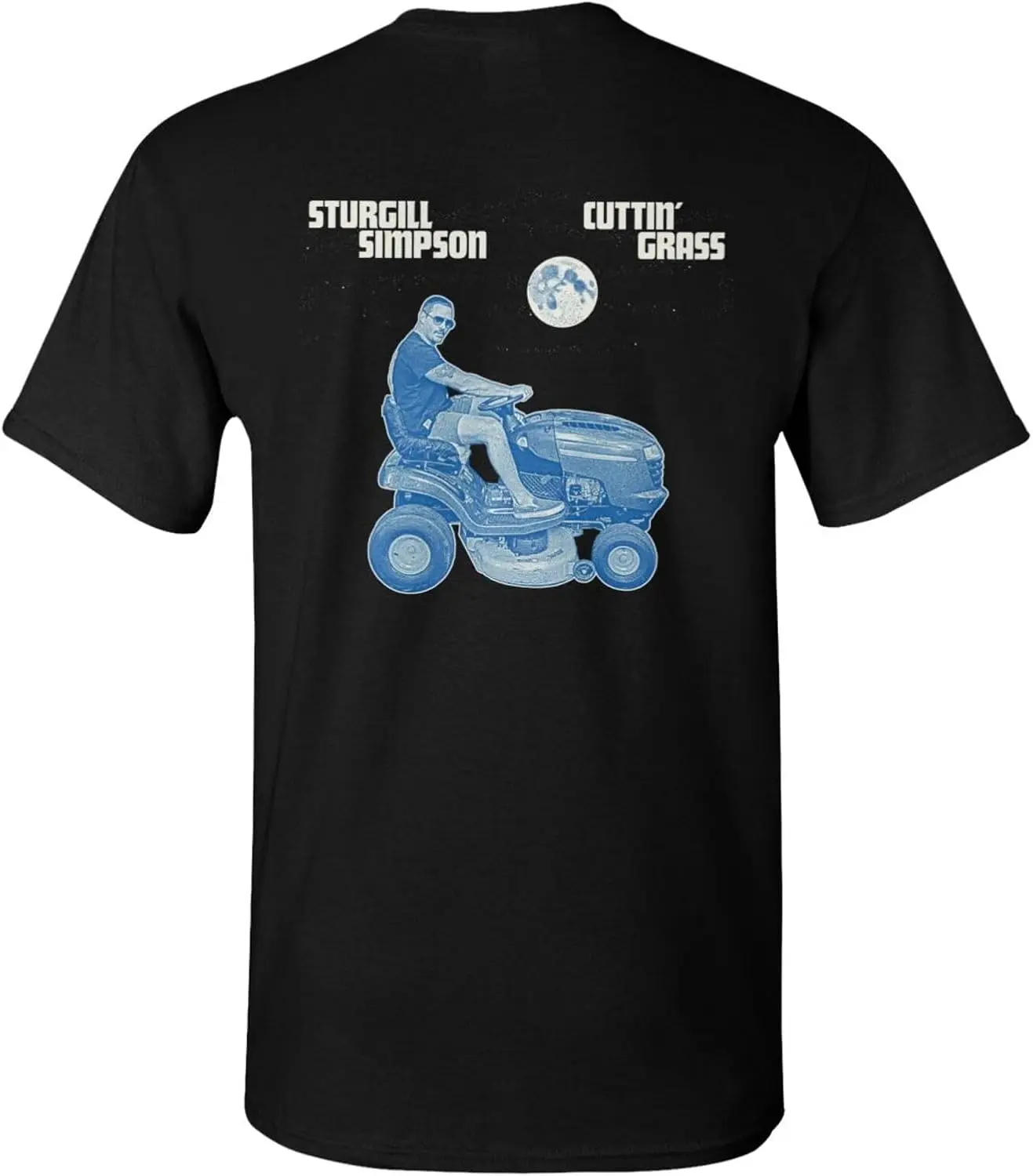 Sturgill Music Simpson Shirt 남성용 맞춤형 반소매 T 셔츠 패션 그래픽 티셔츠 쿨 캐주얼 탑 블랙
