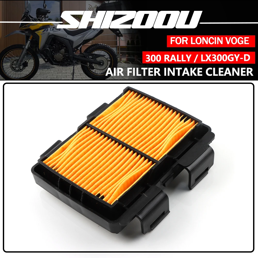 For LONCIN VOGE 300 Rally 300 300RALLY RALLY300 Motorcycle Motorcycle Air Filter Cleaner Air Filter Intake Element Core
